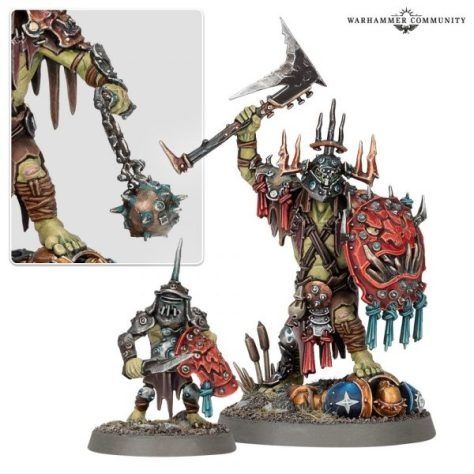 KILLABOSS WITH STAB-GROT Orruk Warclans Aos Warhammer