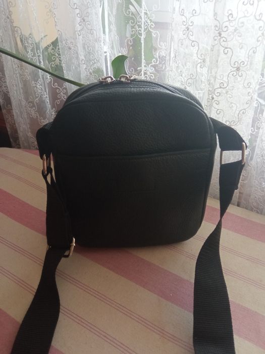 НОВА Сумка шкіряна чоловіча через плече