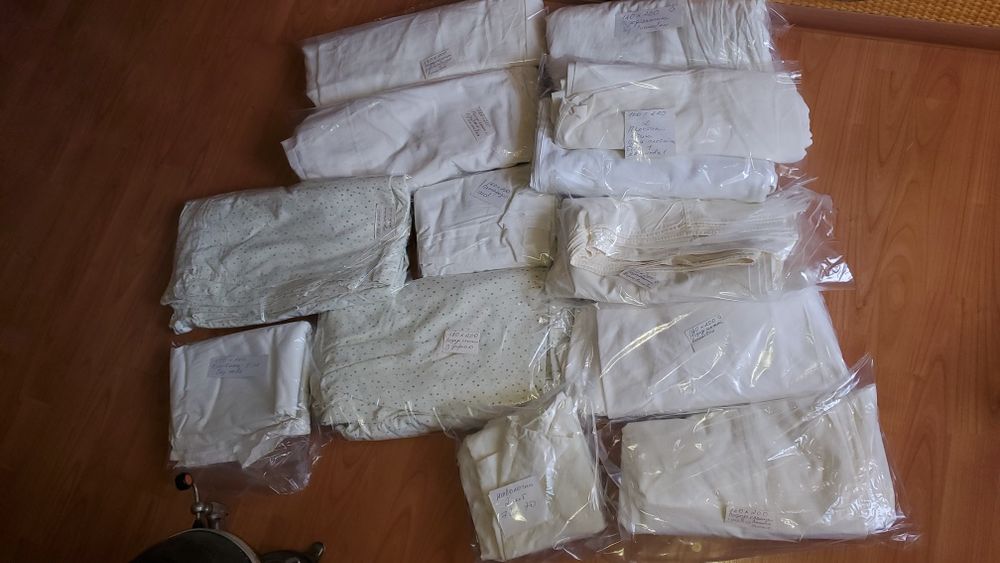 Простирадла ссср льон,  підковдри радянські. Білизна.