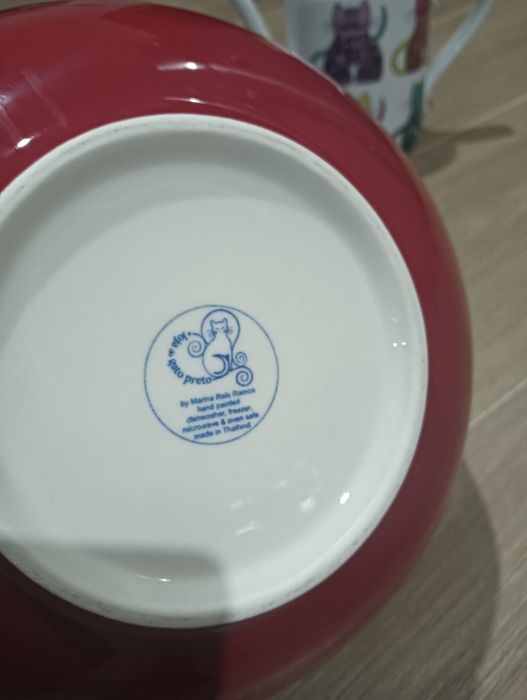 Conjunto porcelana Loja Gato preto