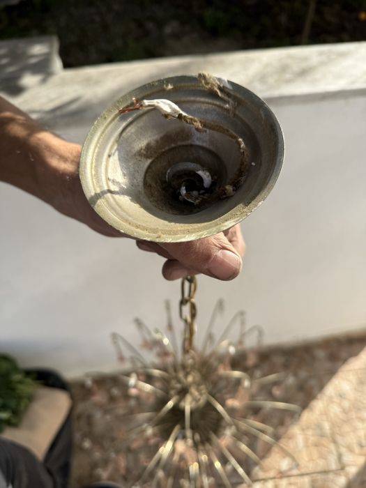 Candeeiro de teto antigo