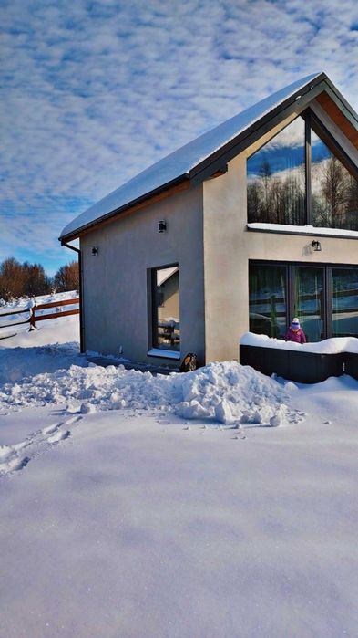 Brzozowe Zacisze Domek do wynajęcia balia, klimatyzacja, wakacje ferie