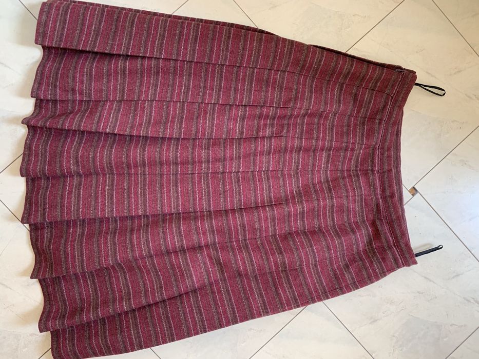 Спідниця брендова M&S Британія Довга Вовна 85% На підкладці Нова