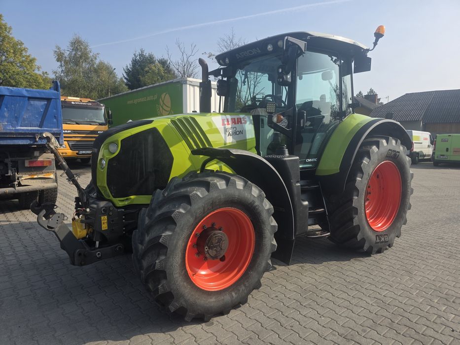 Ciągnik rolniczy Claas Arion 650 z Niemiec CMATIC