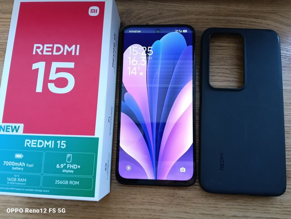 Xiaomi redmi 15 4g 8/256gb 7000mAh NFC Black