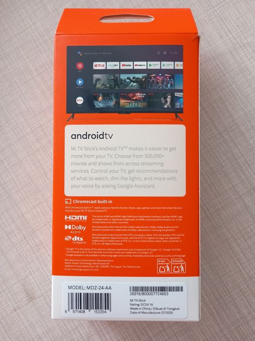 Mi tv stick odtwarzacz multimedialny