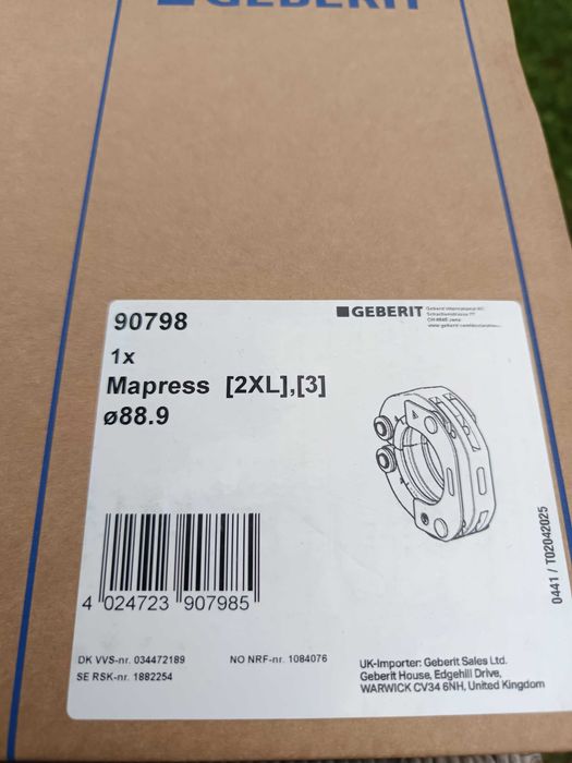 Opaska zaciskowa Geberit Mapress 88,9