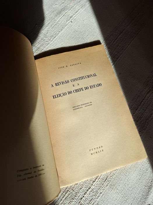 A Revisão Constitucional e a Eleição do Chefe de Estado em 1959