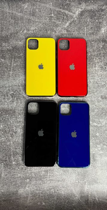 Скляний чохол iPhone 11 Pro Max / 13 Pro Айфон чехол Glass Case