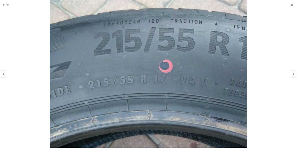 4x nowe opony letnie Continental EcoContact 6 215/55 R17