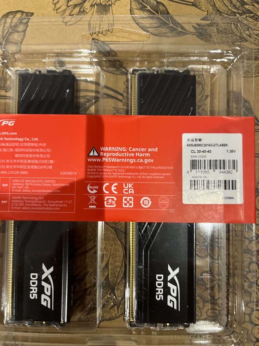 Pamięć RAM DDR 5 32GB CL30 6000MT MHz ADATA XPG (2x 16GB)