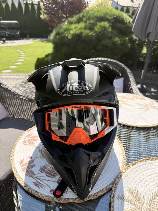 Kask na cross! enduro! Airoh Wraap + gogle