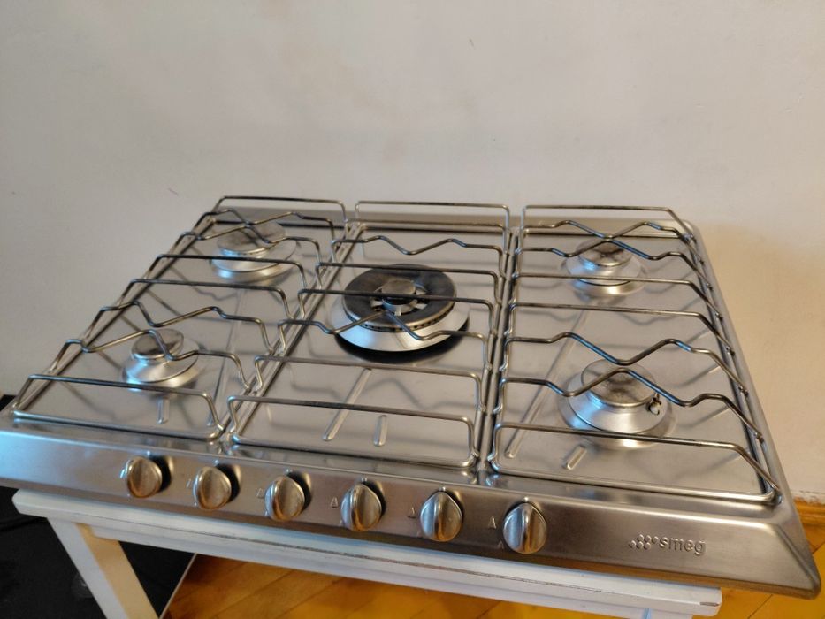ПРЕМИУМ Smeg газова поверхня плита панель газовая варочная поверхность Smeg Italy