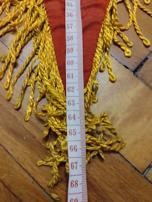 Два спортивных вымпела. Времён СССР. Волейбол, тяж. атлетика. 1 место.