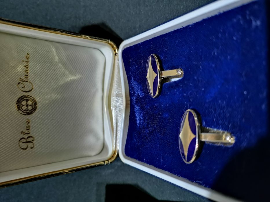 Botões de Punho Blue Classic