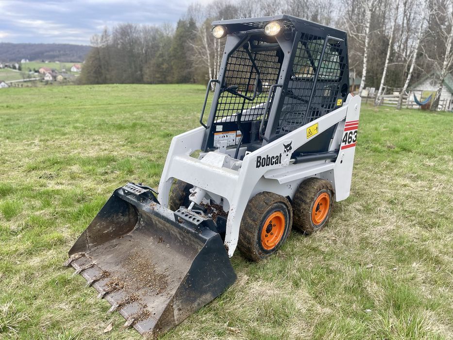 Miniładowarka bobcat 463 łyżka , widły