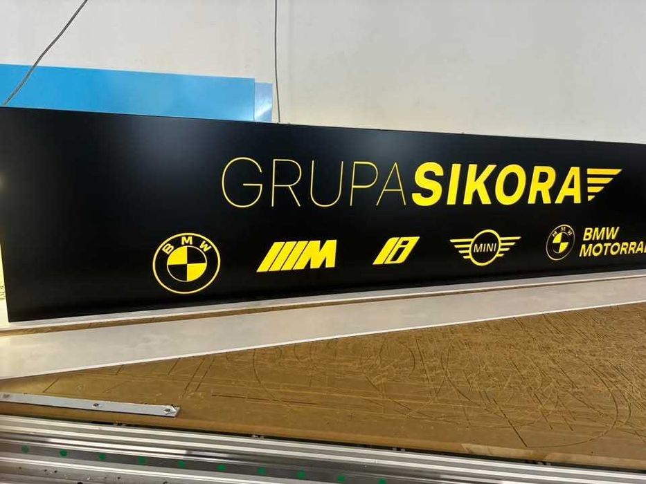 Kaseton podświetlany LED Szyld Litery 3D LED LOGO