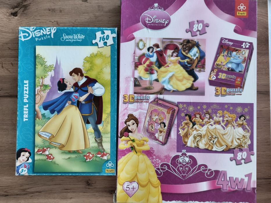 Puzzle zestaw księżnikczki Disney