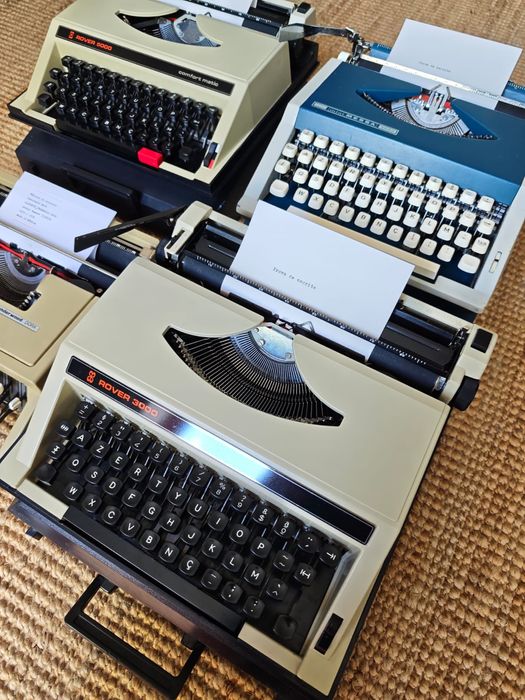 Máquinas de escrever