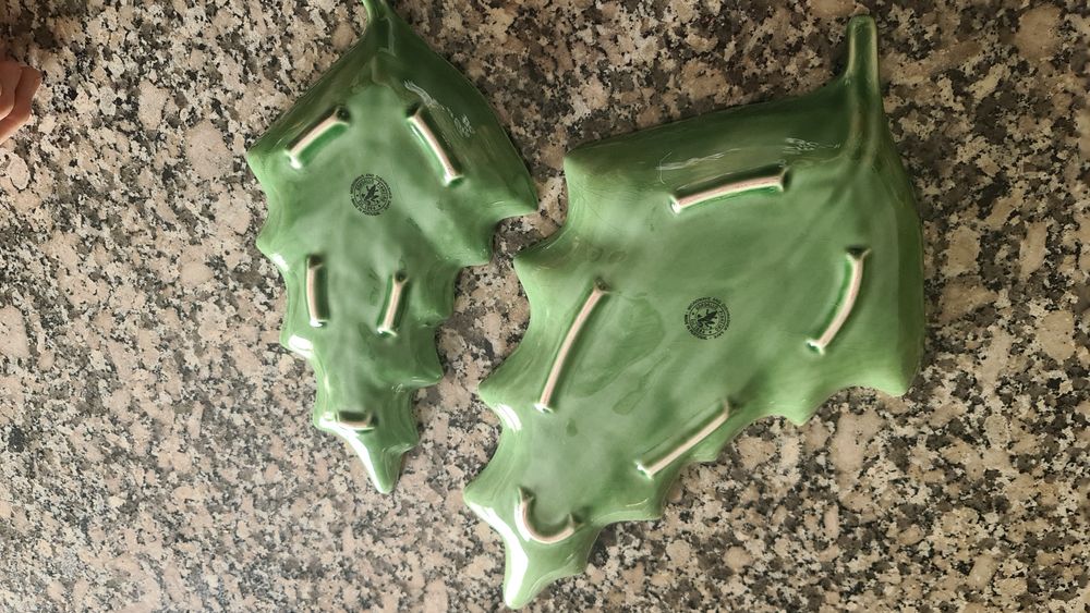 2 travessas Bordallo Pinheiro