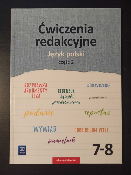 Ćwiczenia redakcyjne język polski cz.2 klasa 7-8 WSiP