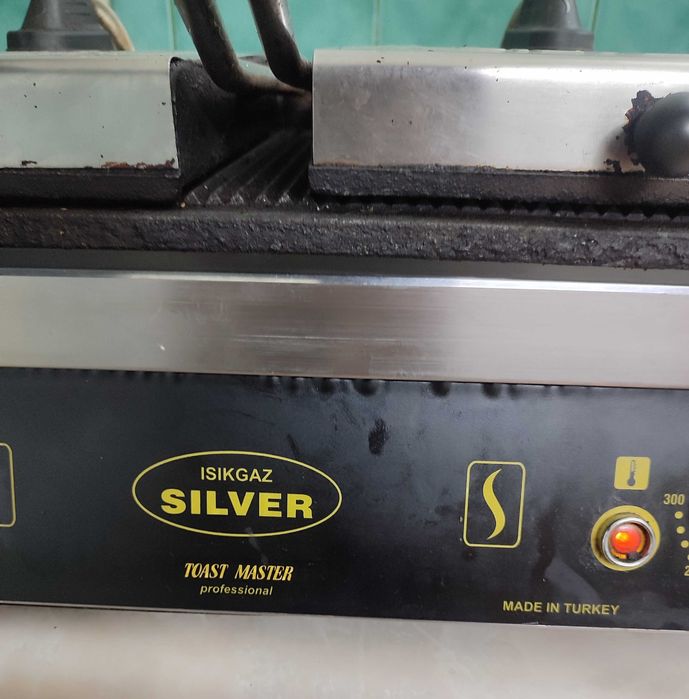 Професійний притискний гриль SILVER Туреччина