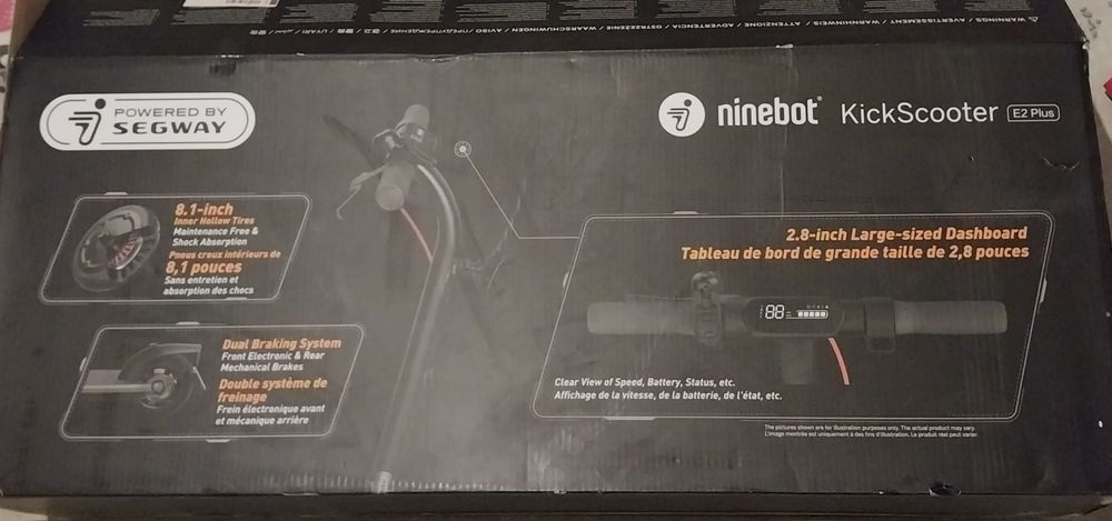 Електросамокат ninebot E2 plus