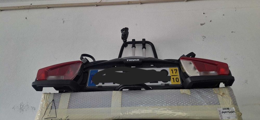 Suporte velocompact 13 pin 3 bicicletas THULE
