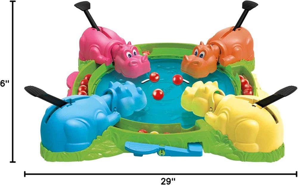Настільна гра  Голодні бегемотики Hungry Hungry Hippos Game F8815
