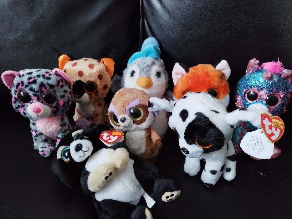 м'які іграшки різні звірята