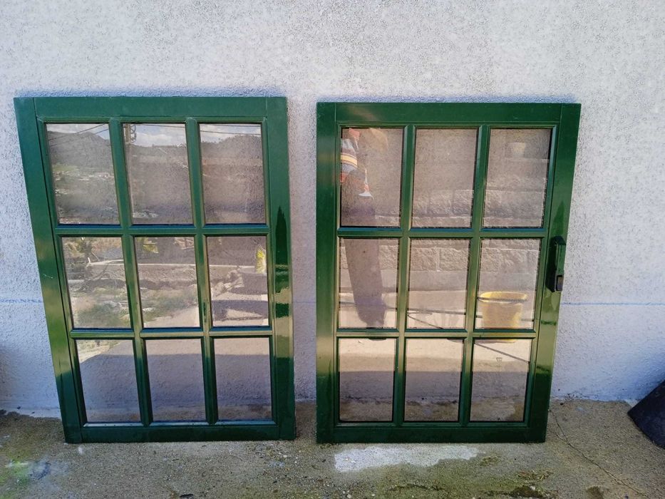 Vendo portal e janelas aluminio usadas em ótimo estado