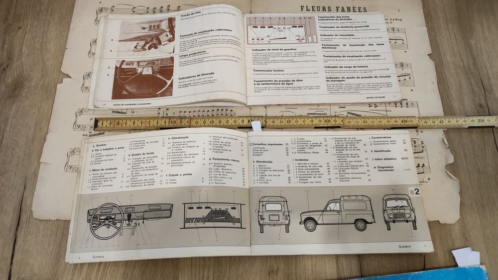 Manual de Instruções e manutenção Renault 4