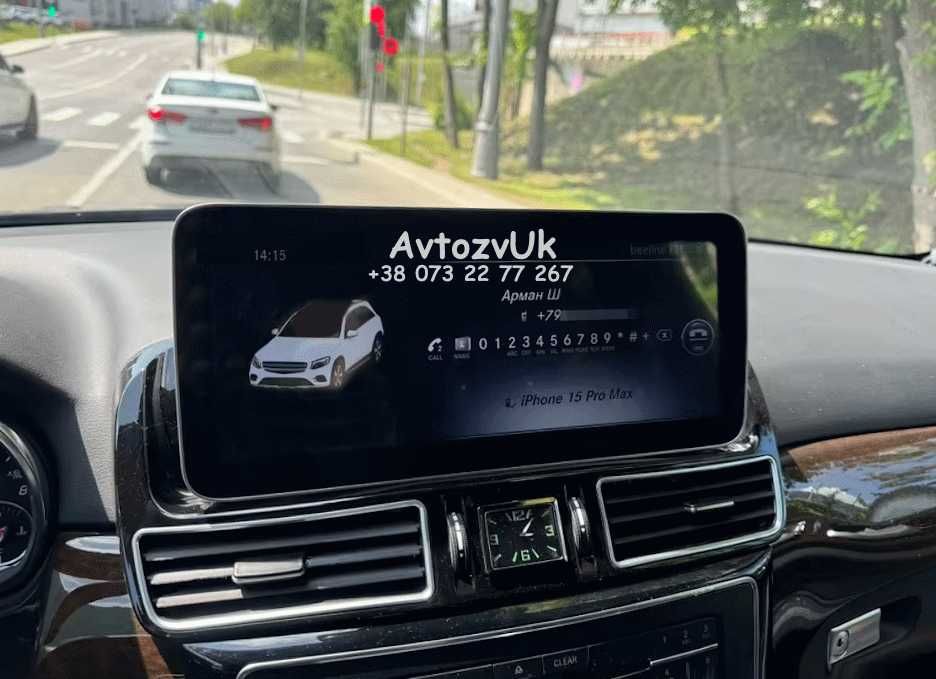 Дисплей Mercedes Benz ML M GL GLS GLE w166 x166 GPS CarPlay Android 16