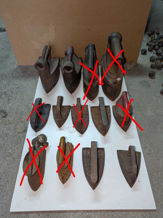 6 Ferros antigos
