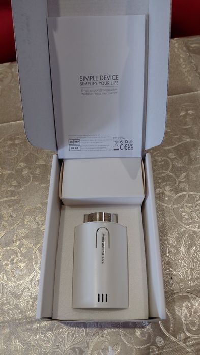 Розумна термоголовка для радіатора Meross Smart Thermostat Valve (MTS150) Apple HomeKit