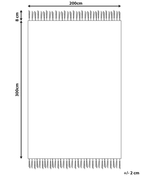 Dywan Kolorowy 200 x 300 cm Wełna Kilim