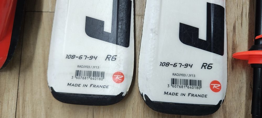 Komplet Narty 100 cm Rossignol HERO Buty r-34 Kask Gogle Kijki