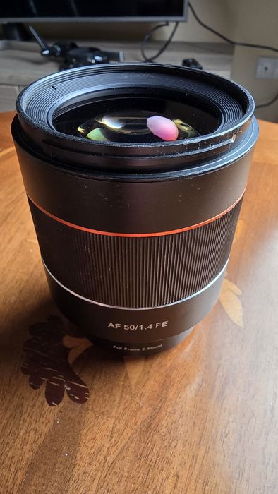 Samyang FE 50 f1.4 Крутий світлосильний об'єктив для sony a7iii, a7iv