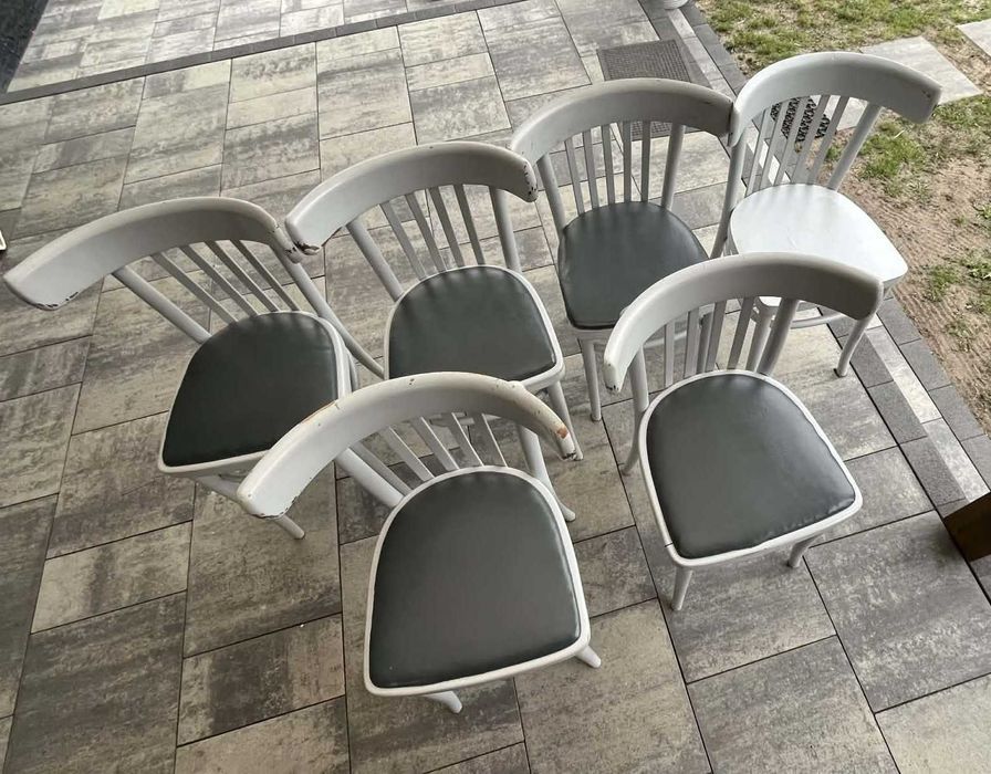 Krzesła PRL 6 sztuk