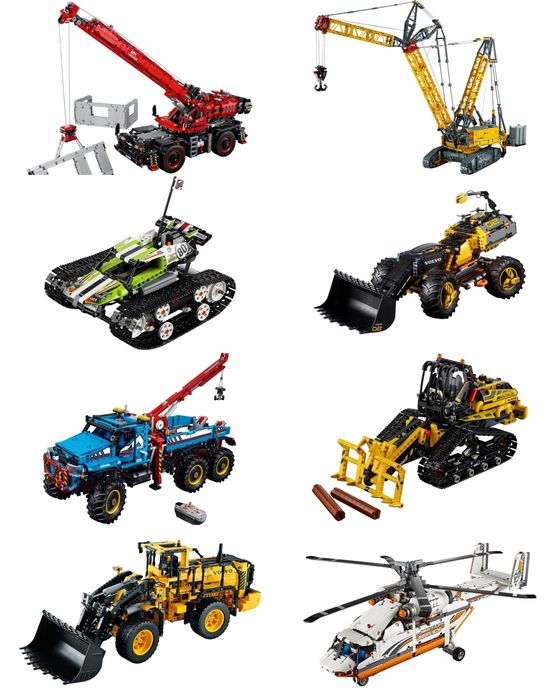 Lego Technic ( оригинальное) собраны
