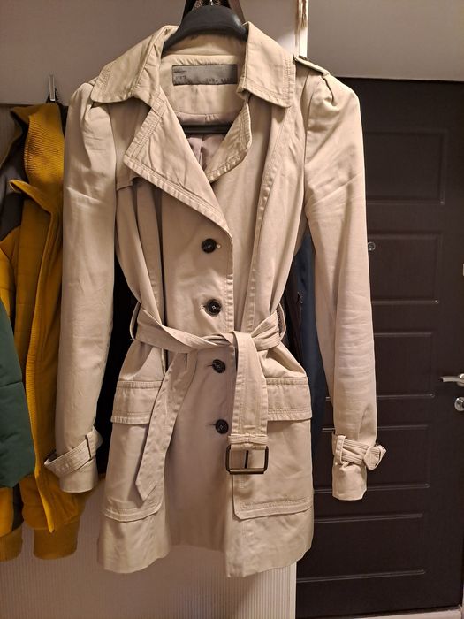 Тренч плащ Zara беж