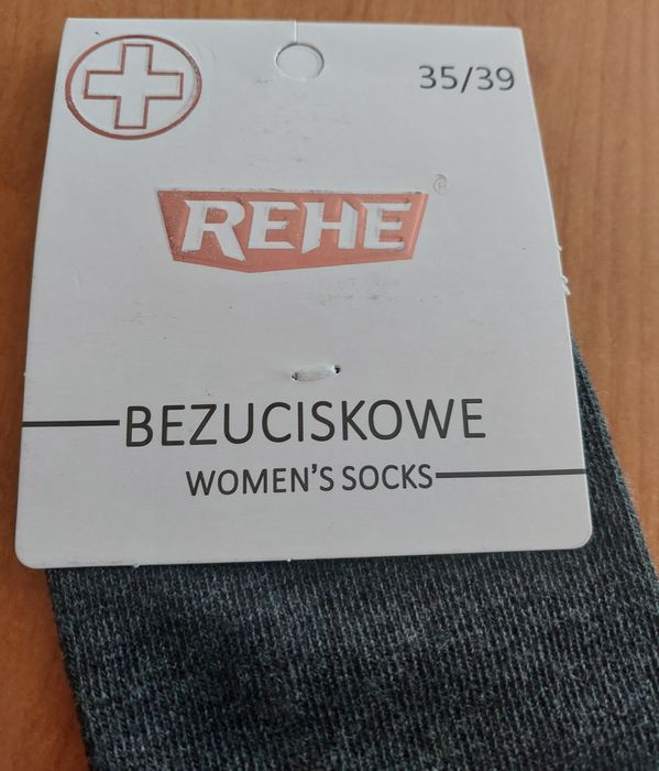 Skarpetki bezuciskowe damskie 35/39 NOWE
