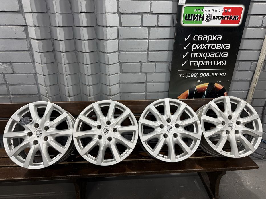 99 Оригинальные литые диски Porsche Cayenne 5/130 R18 et53