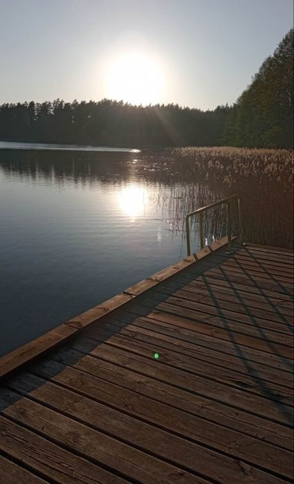 Wczasy domek 4 osobowy puszcza augustowska  nad jeziorem