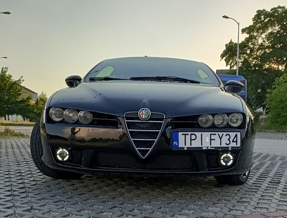 Światła  lampy halogeny LED DRL do jazdy dziennej 2w1 Alfa Brera 159