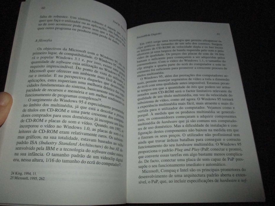 Livro Sociedade Digital Do homo sapiens ao homo digitalis