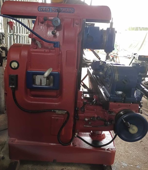 Fresadora Van Norman Máquina Americana Restaurada com Acessórios!