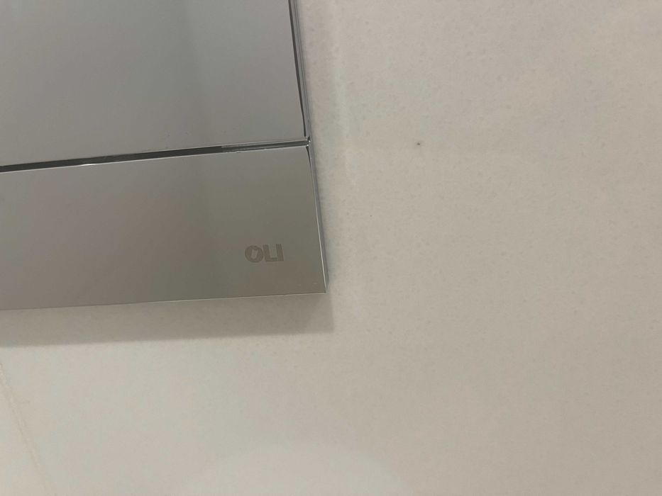 Placa de acionamento para sanita suspensa cromado OLI Slim