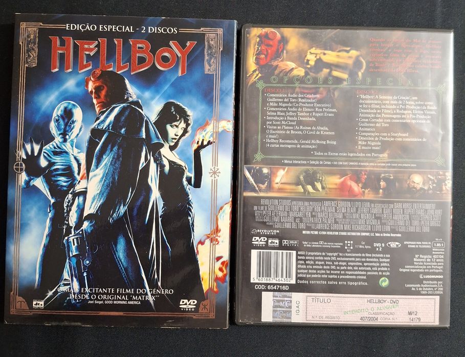 DVD Hellboy. Edição Especial de 2 discos.