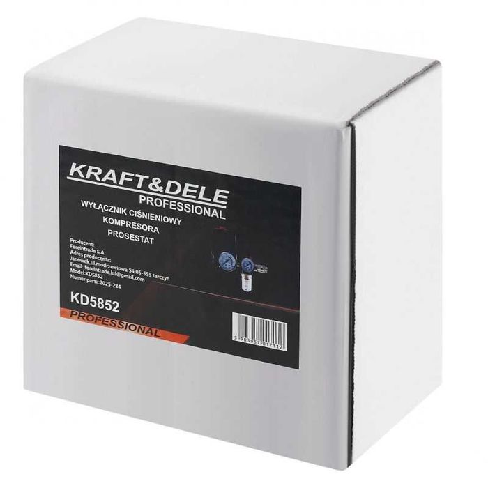 Wyłącznik ciśnieniowy presostat do kompresora z odwadniaczem KD5852